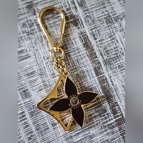 Louis Vuitton Porte Cles Puzzle Bag Charm Keychain in Gold/Dk Brown - Picture 6 of 8